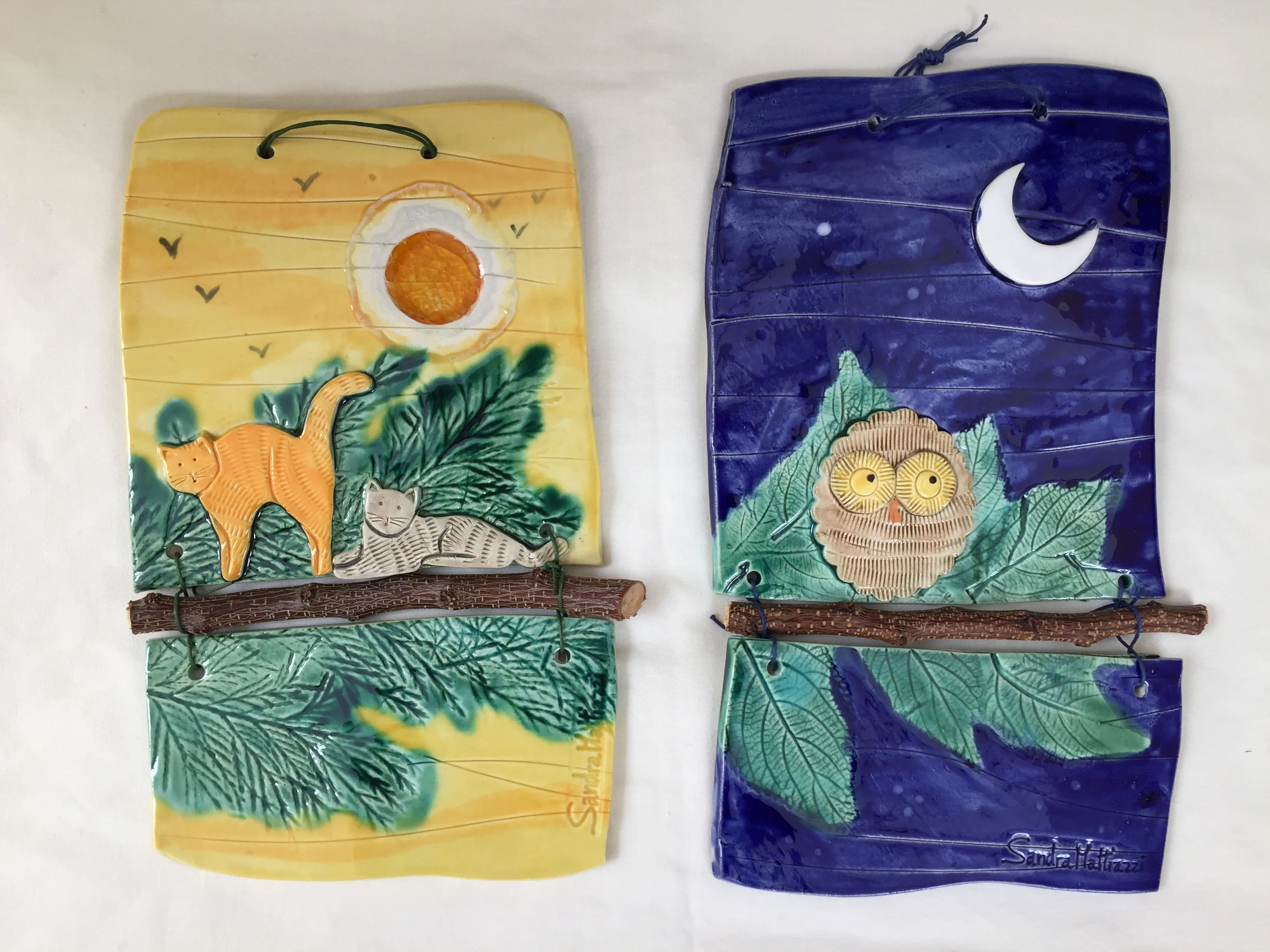 Piastrella con gatti